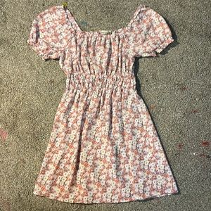 Pink off-shoulder Liberty Love dress